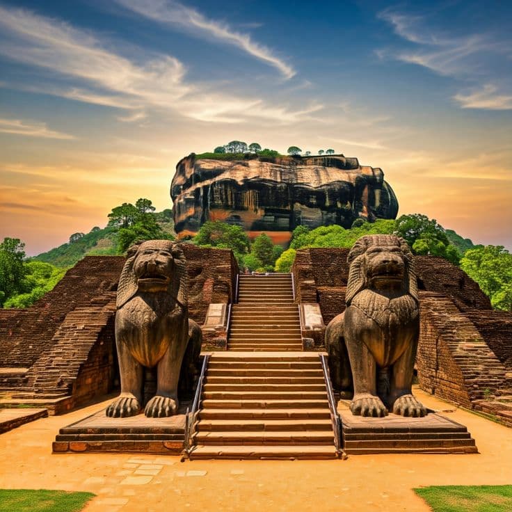 front view of Sigiriya